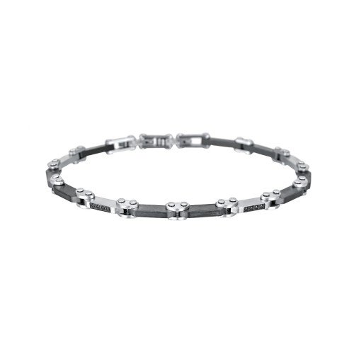 Bracciale 2Jewels Uomo Mini Type in Acciaio Zirconia 231878 - 231878